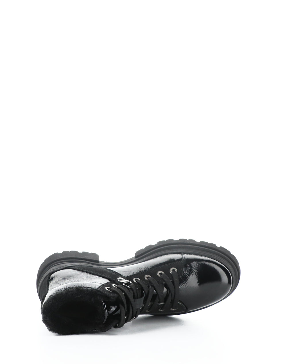 RIVER BLACK PATENT/SUEDE/MURTA FAUX FUR