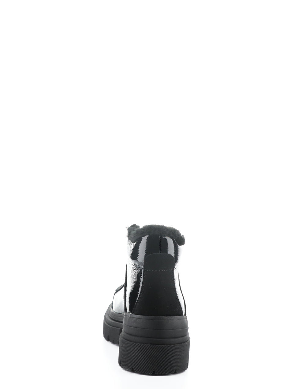 RIVER BLACK PATENT/SUEDE/MURTA FAUX FUR
