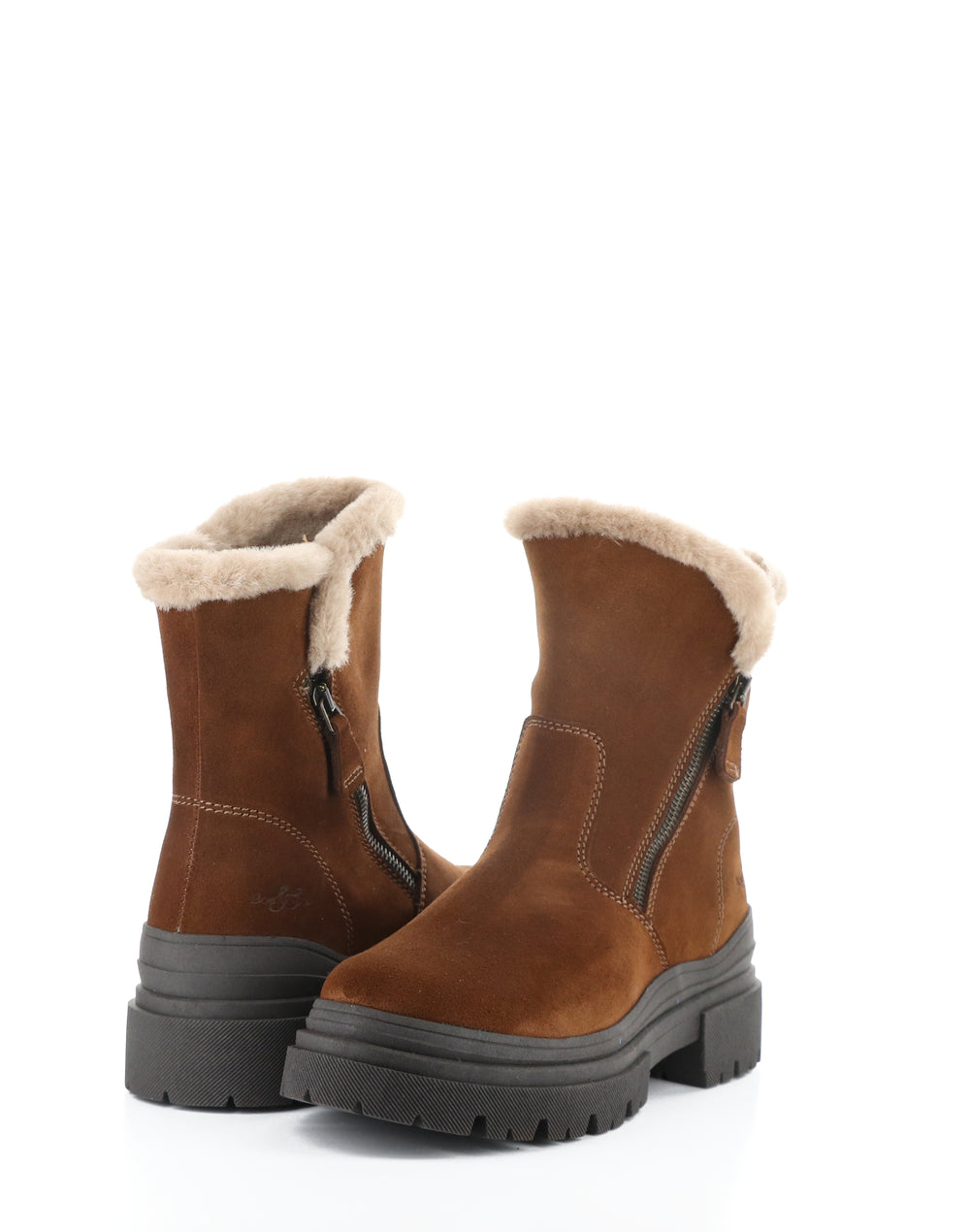 ROCKY NUT/TAUPE SUEDE/MURTA FAUX FUR