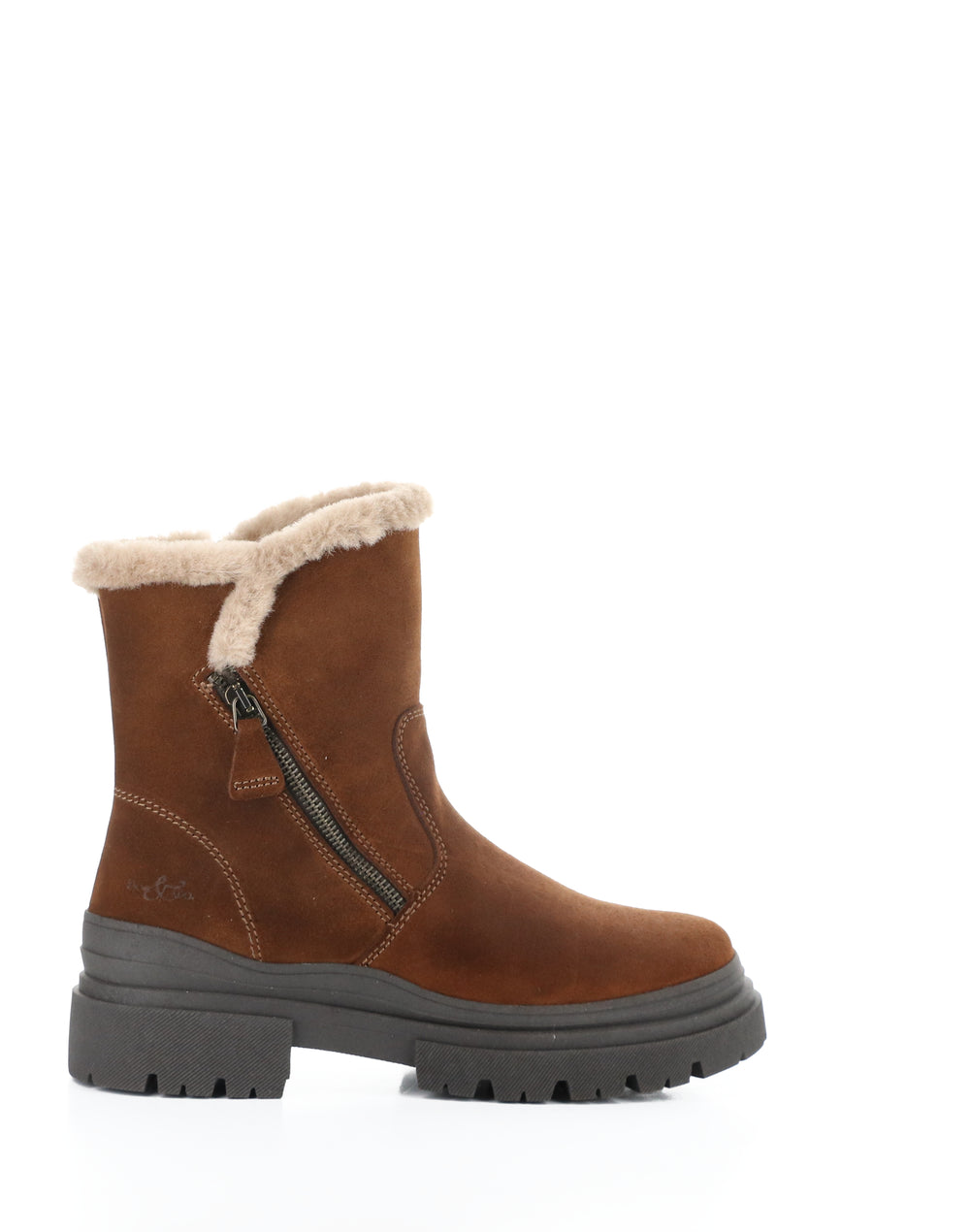 ROCKY NUT/TAUPE SUEDE/MURTA FAUX FUR
