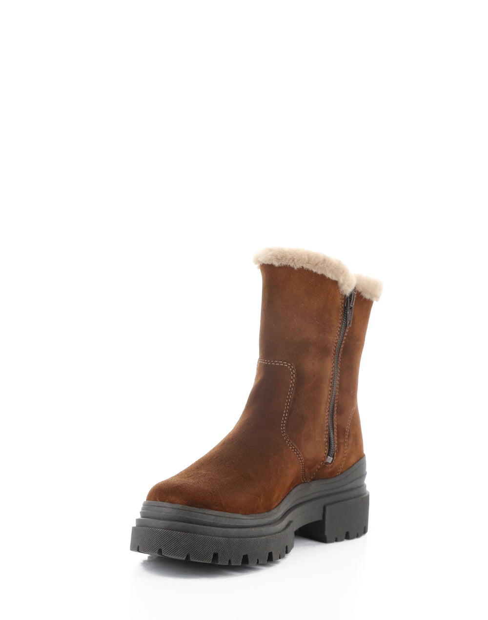 ROCKY NUT/TAUPE SUEDE/MURTA FAUX FUR
