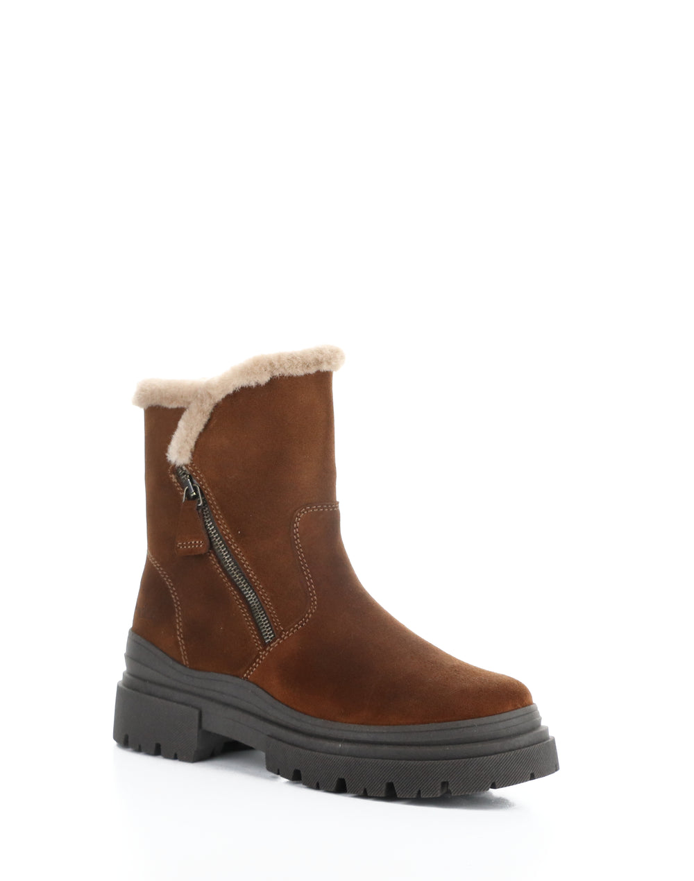 ROCKY NUT/TAUPE SUEDE/MURTA FAUX FUR
