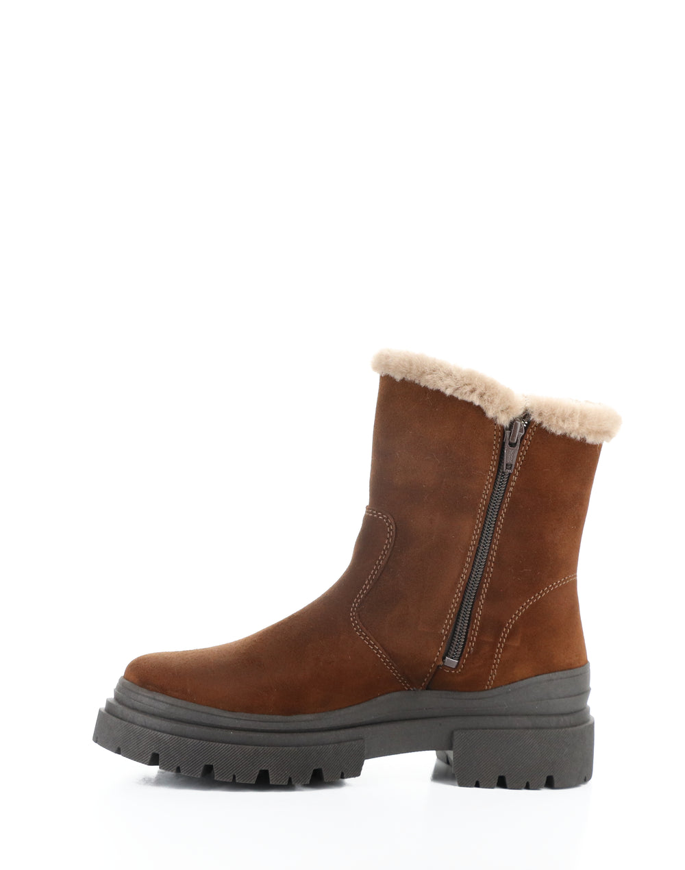ROCKY NUT/TAUPE SUEDE/MURTA FAUX FUR