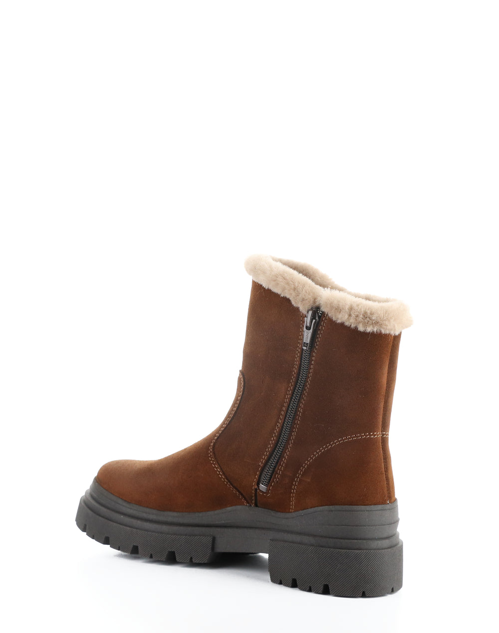 ROCKY NUT/TAUPE SUEDE/MURTA FAUX FUR