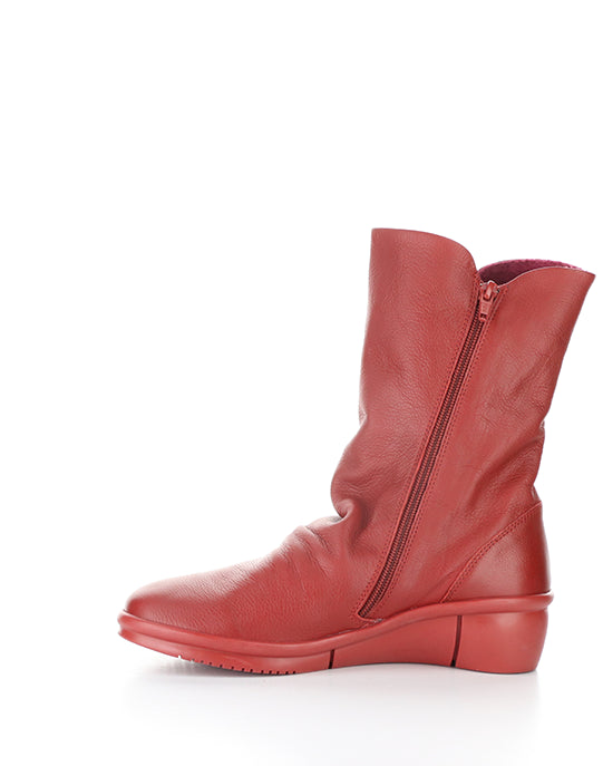ROTT809SOF 001 RED SMOOTH LEATHER