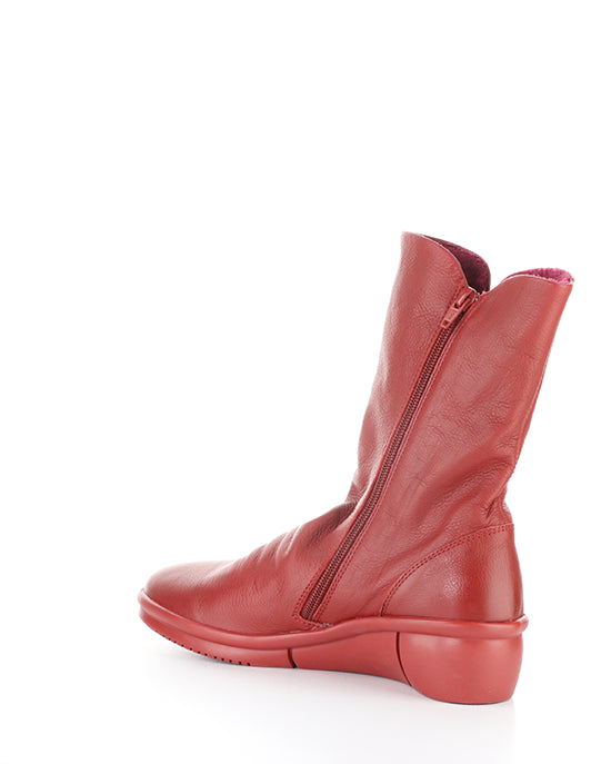 ROTT809SOF 001 RED SMOOTH LEATHER