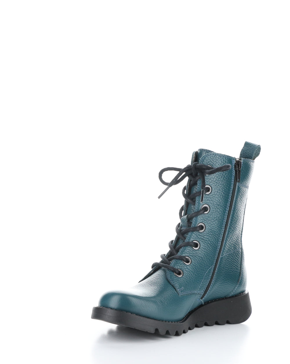 SILF015FLY 007 TEAL Round Toe Boots
