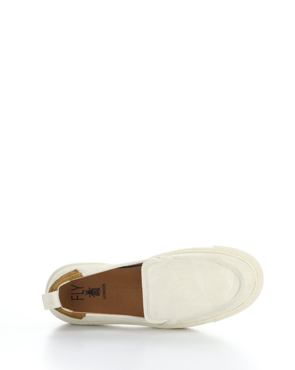 TANN625FLY 003 OFF WHITE Round Toe Shoes