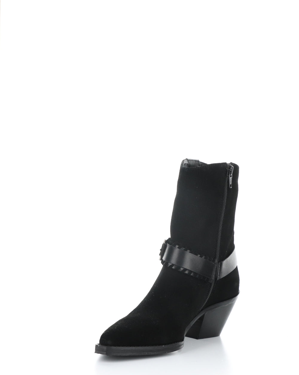 TARTAN BLACK Pointed Toe Boots