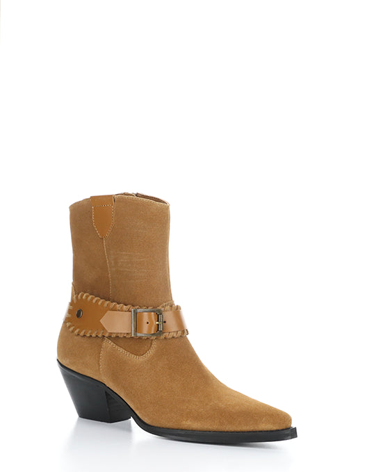 TARTAN COGNAC SUEDE