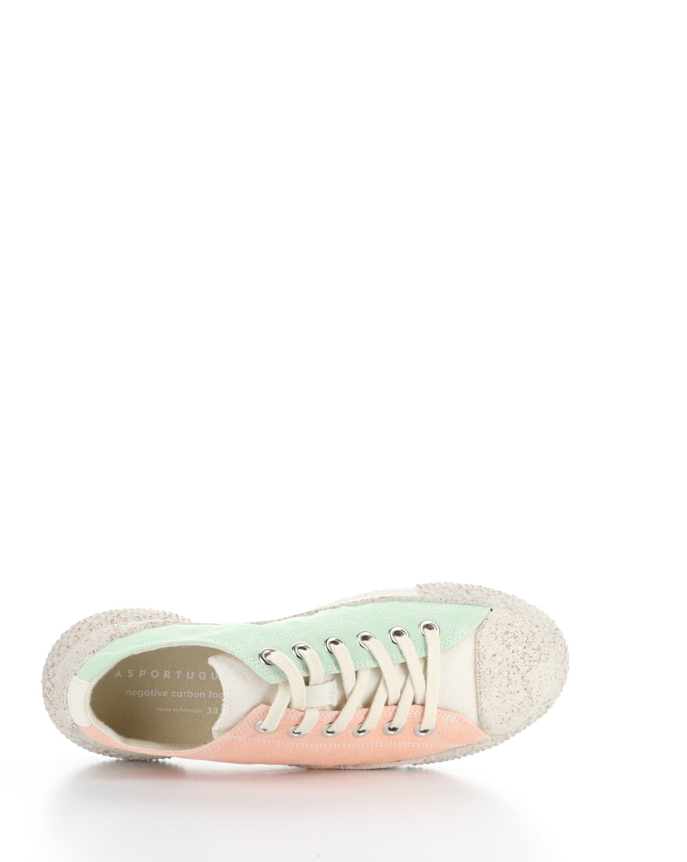 TREE2218ASP 008 CORAL/GREEN Lace-up Shoes