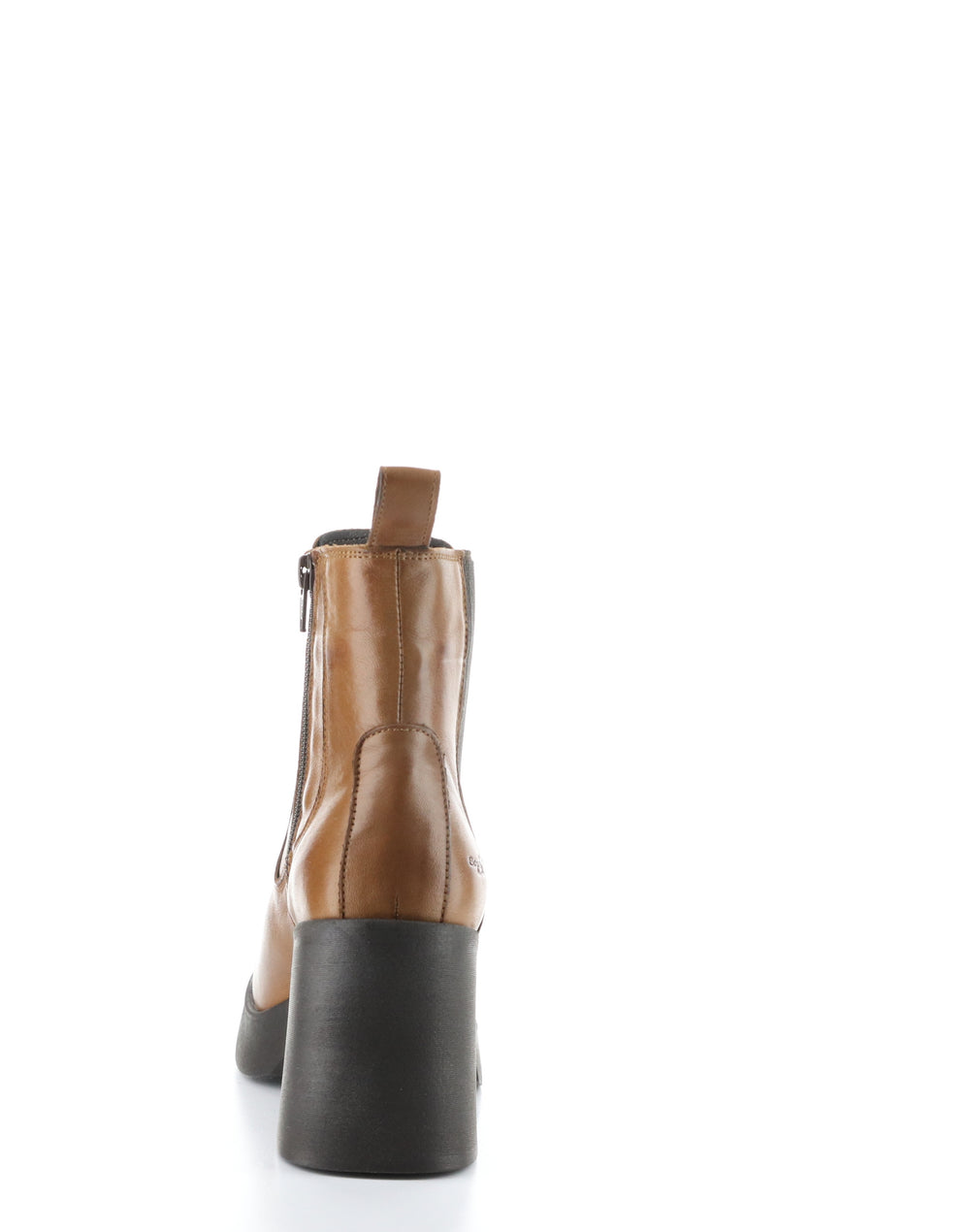 VEIL RICH TAN/DK BROWN Round Toe Boots