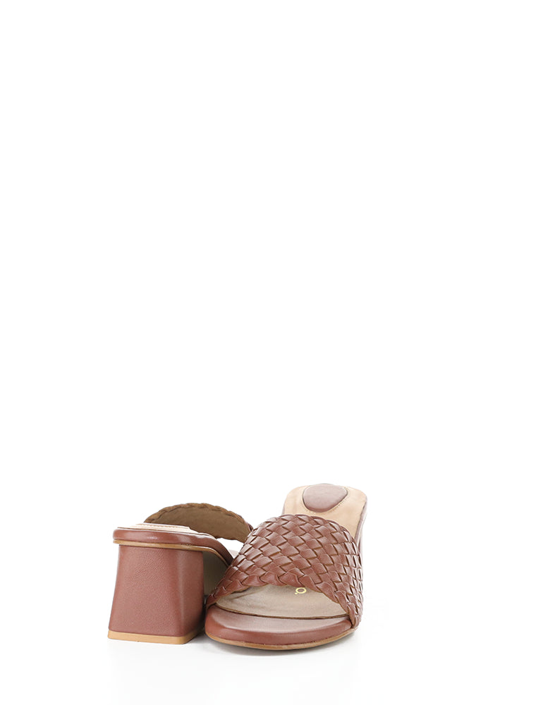 WELLA RICH TAN WOVEN LEATHER