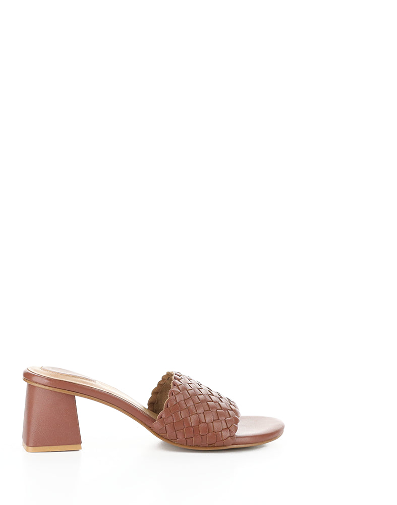WELLA RICH TAN WOVEN LEATHER
