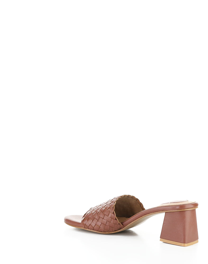 WELLA RICH TAN WOVEN LEATHER