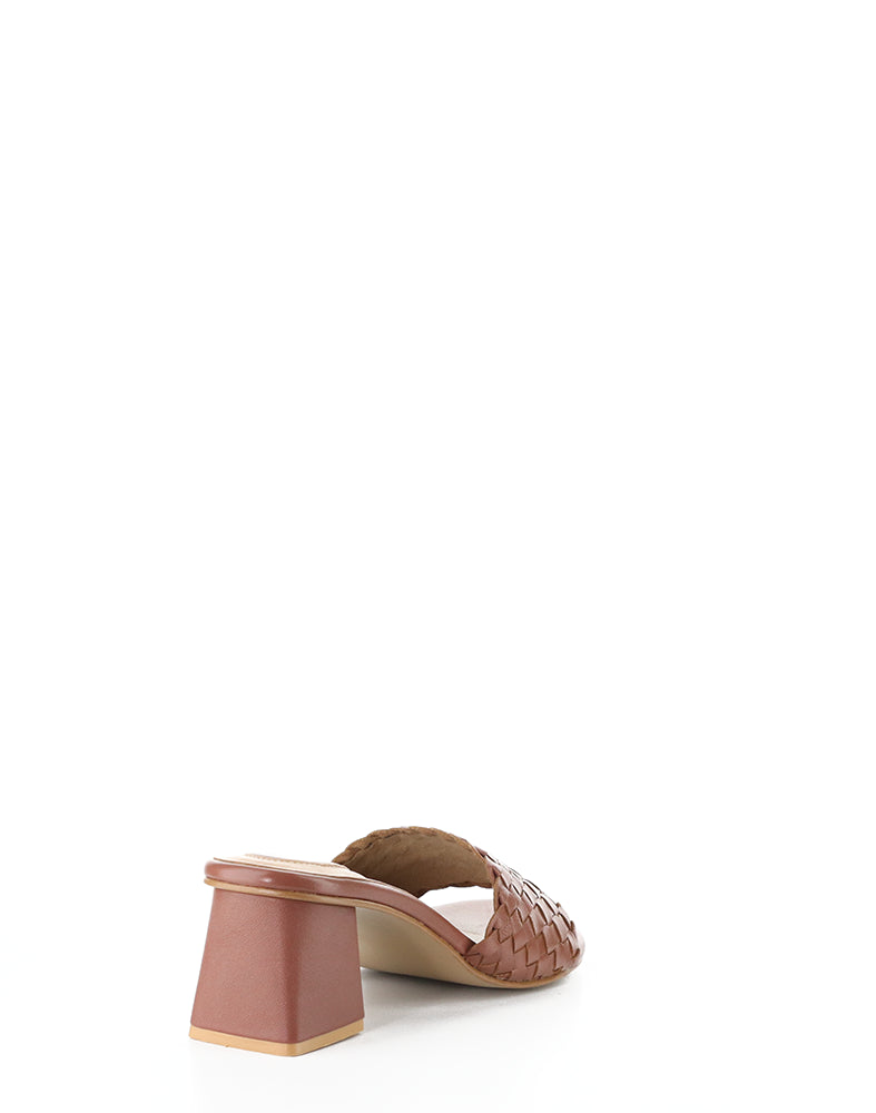 WELLA RICH TAN WOVEN LEATHER