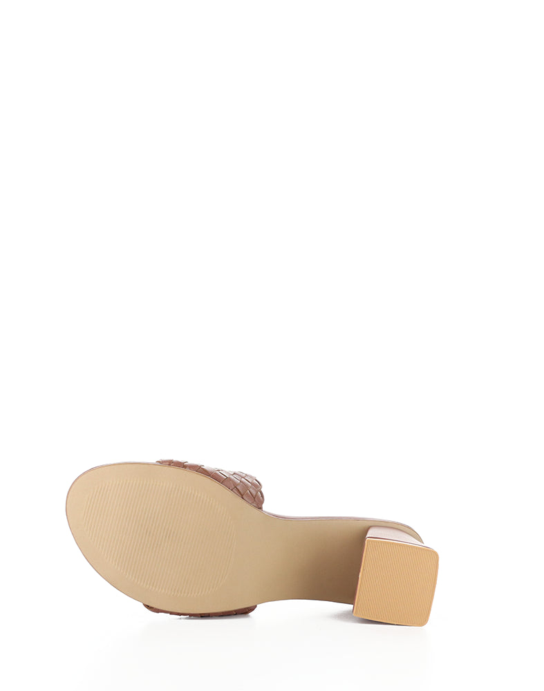 WELLA RICH TAN WOVEN LEATHER