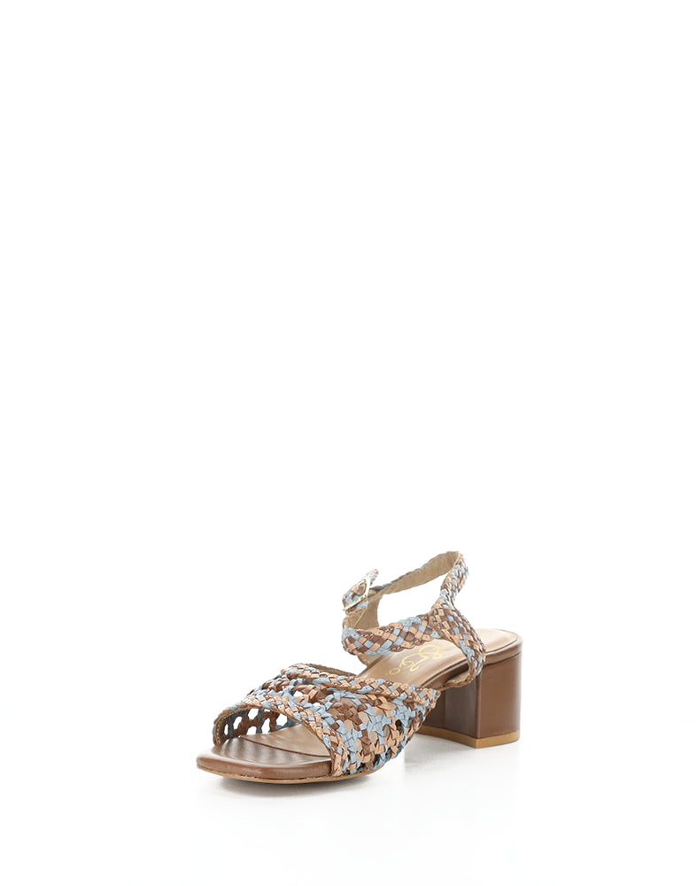 WENDI TAN MIX WOVEN LEATHER