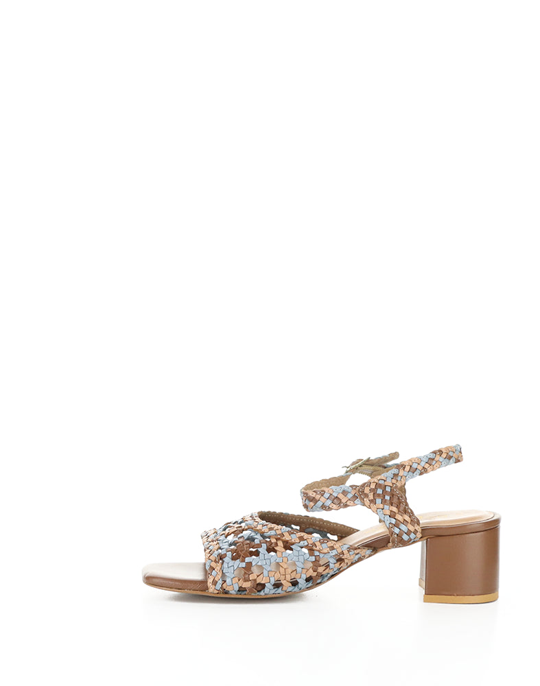WENDI TAN MIX WOVEN LEATHER