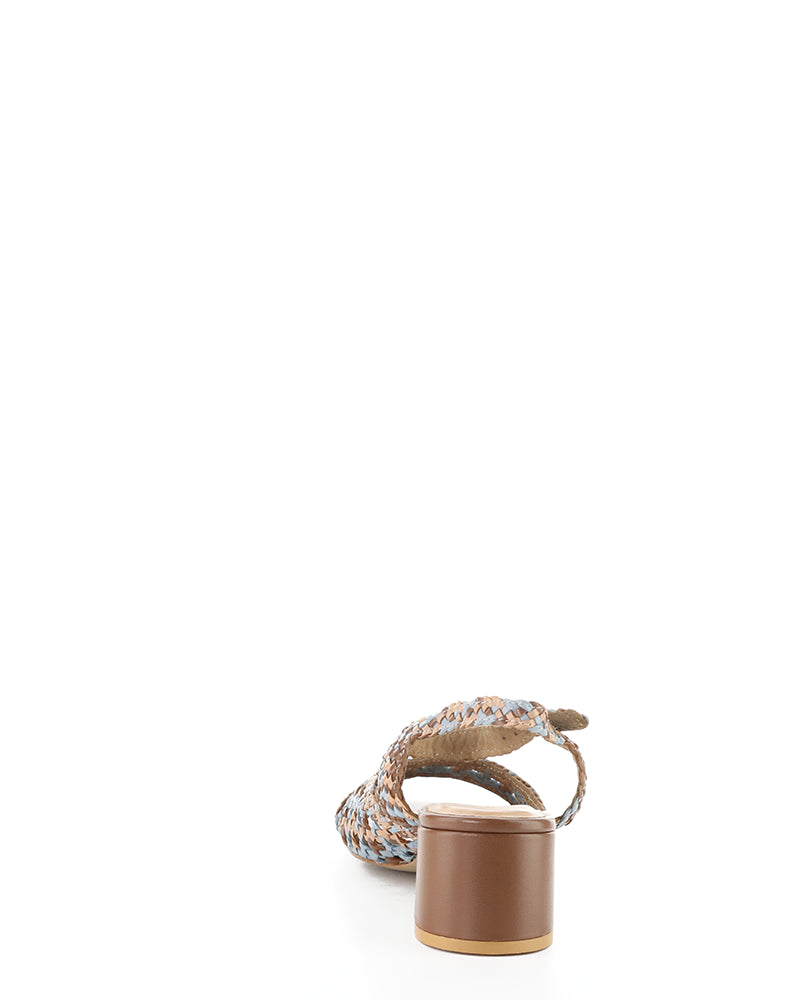 WENDI TAN MIX WOVEN LEATHER
