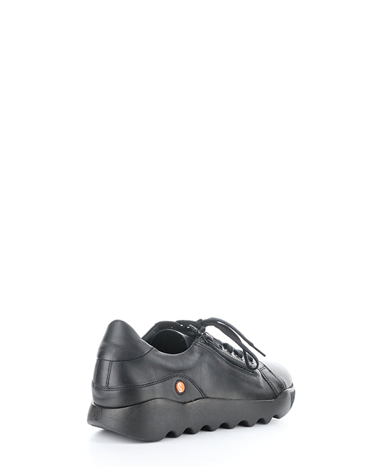 Whiz719Sof 007 Black Smooth Leather