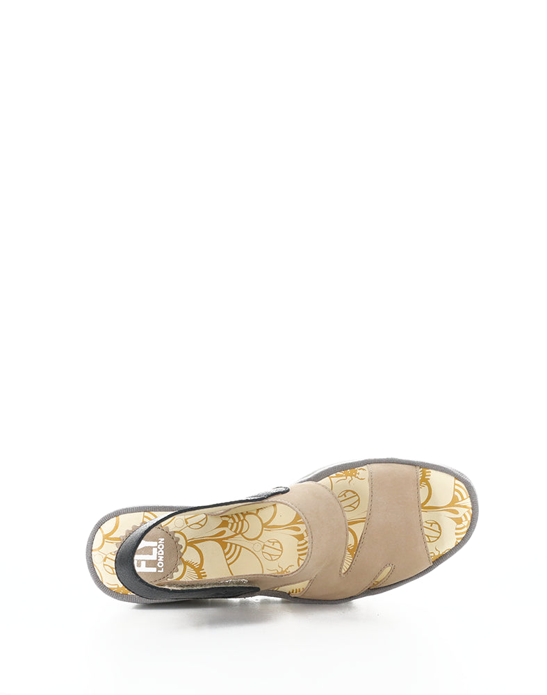 YAAD604FLY 002 TAUPE/BLACK CUPIDO/MOUSSE