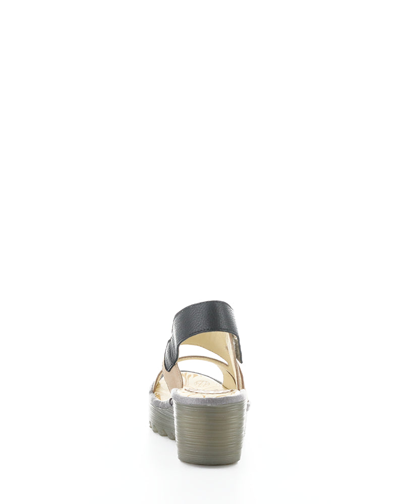 YAAD604FLY 002 TAUPE/BLACK CUPIDO/MOUSSE