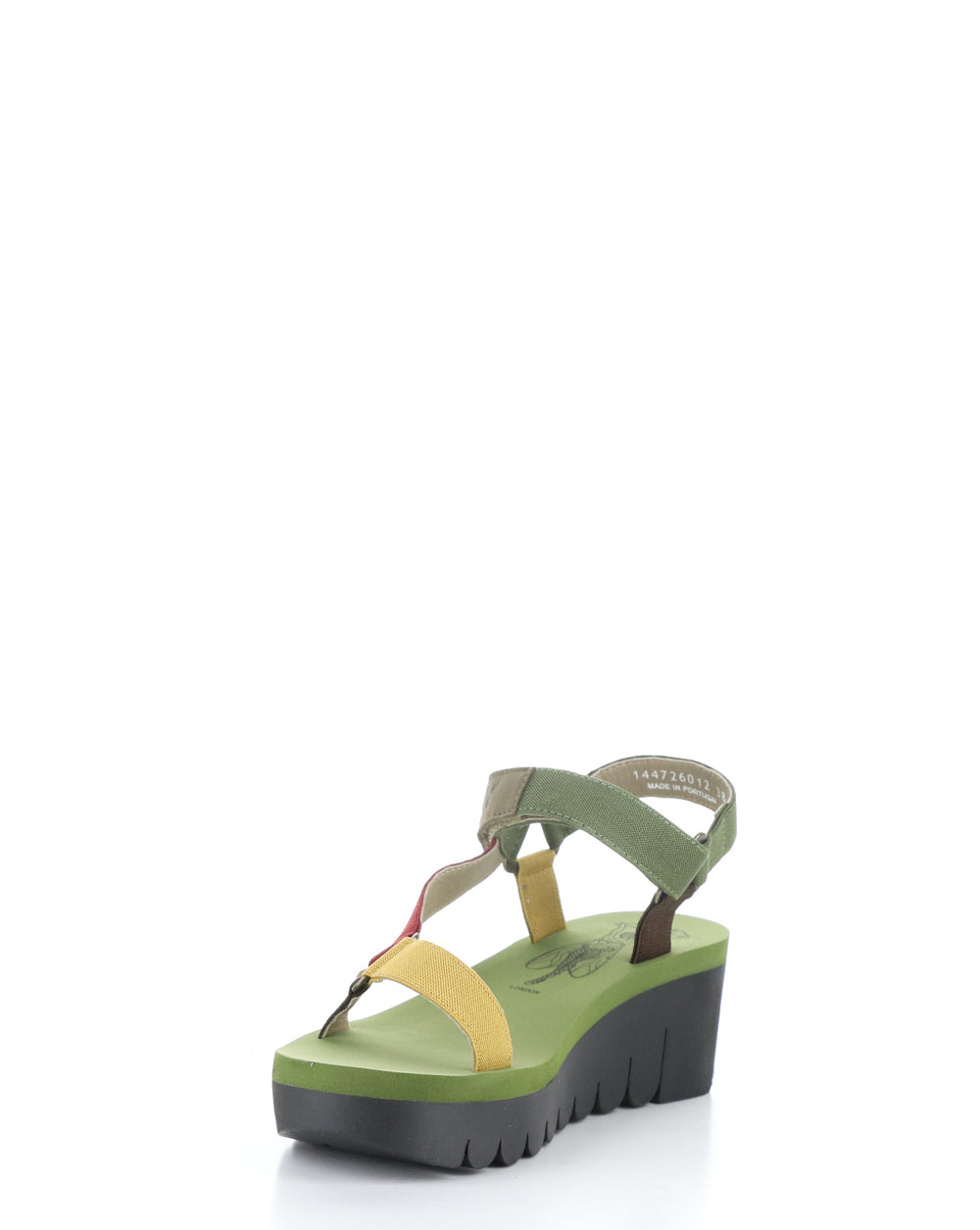 YEFA726FLY 012 MILITARY/MULTI/GREEN Velcro Sandals