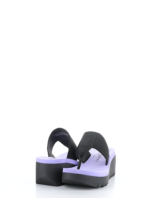 YOMU725FLY 010 BLACK/VIOLA GROGRAIN/CUPIDO