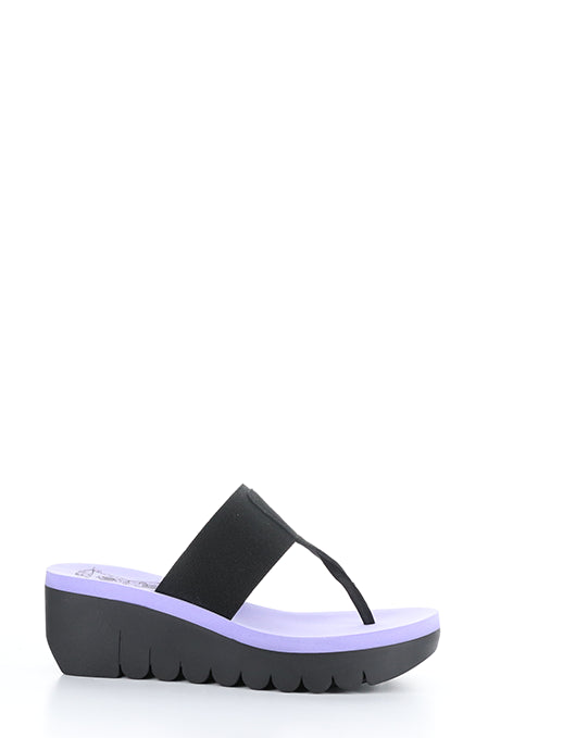 YOMU725FLY 010 BLACK/VIOLA GROGRAIN/CUPIDO