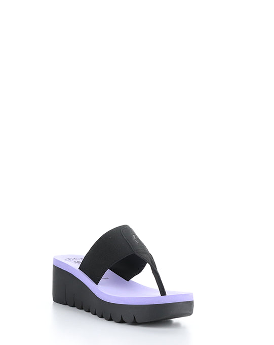 YOMU725FLY 010 BLACK/VIOLA GROGRAIN/CUPIDO