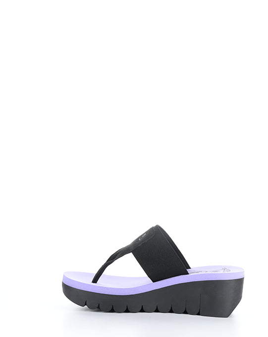 YOMU725FLY 010 BLACK/VIOLA GROGRAIN/CUPIDO