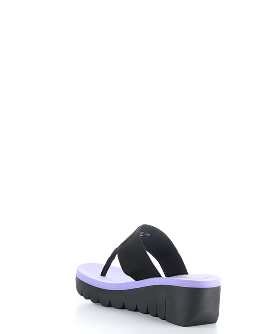 YOMU725FLY 010 BLACK/VIOLA GROGRAIN/CUPIDO