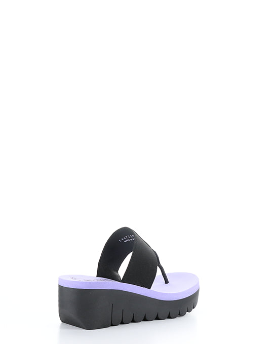 YOMU725FLY 010 BLACK/VIOLA GROGRAIN/CUPIDO