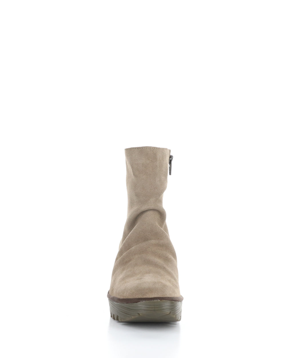 YOPA461FLY 003 TAUPE/EXPRESSO Round Toe Boots