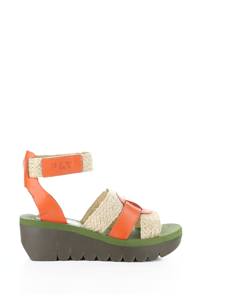 YORY430FLY 001 SCARLET BROOKLYN/JUTE