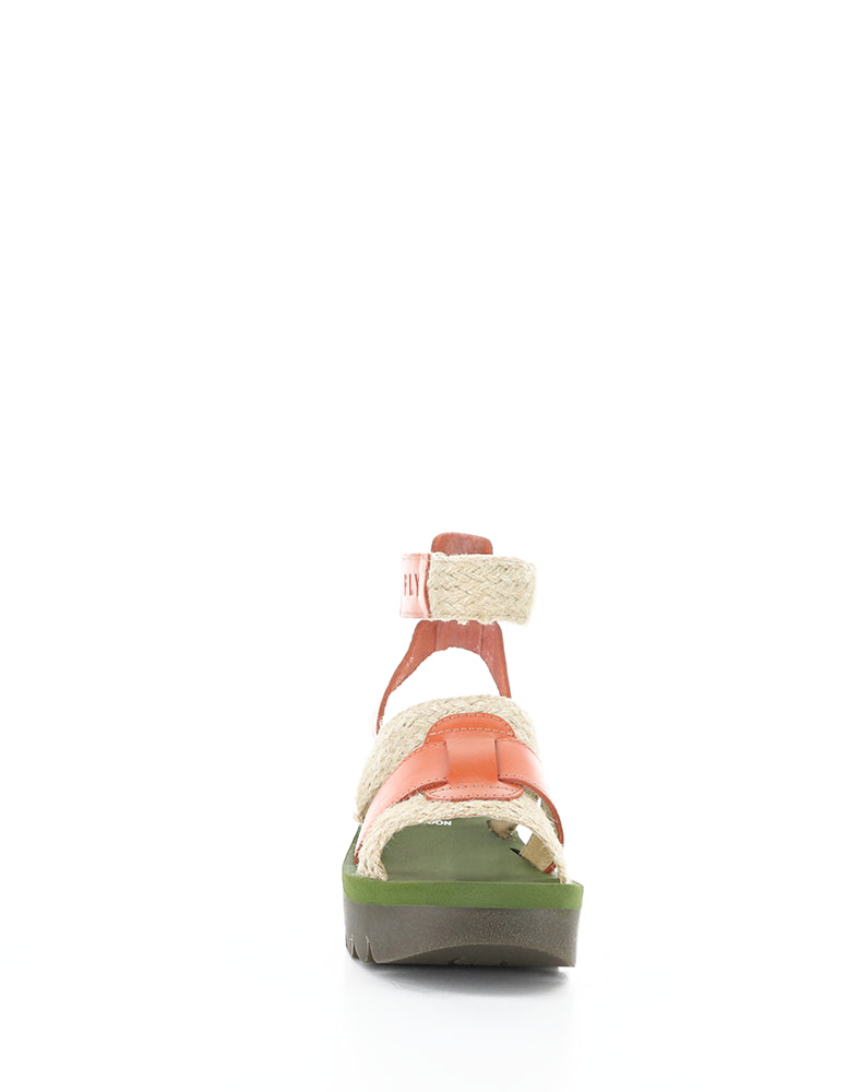 YORY430FLY 001 SCARLET BROOKLYN/JUTE