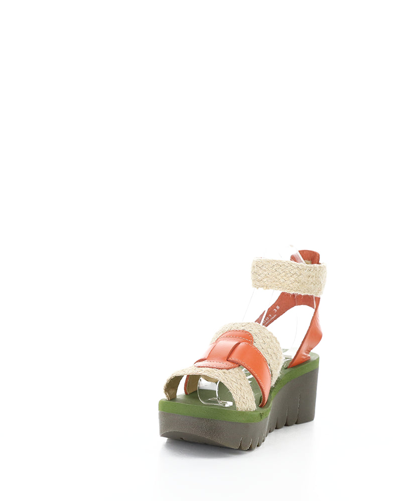 YORY430FLY 001 SCARLET BROOKLYN/JUTE
