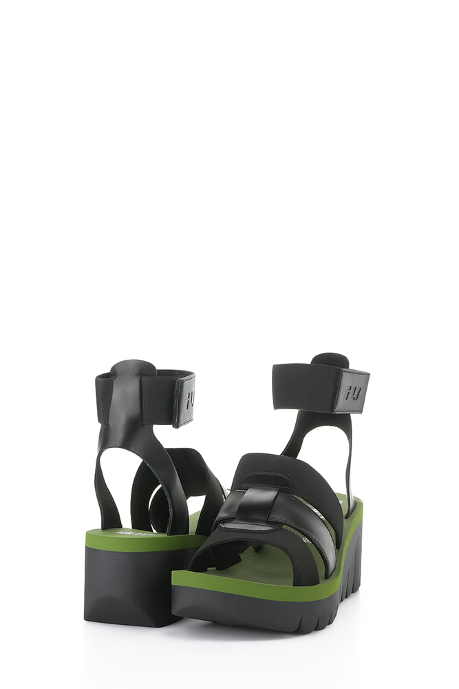 YORY430FLY 002 BLACK BRIDLE/ELAST