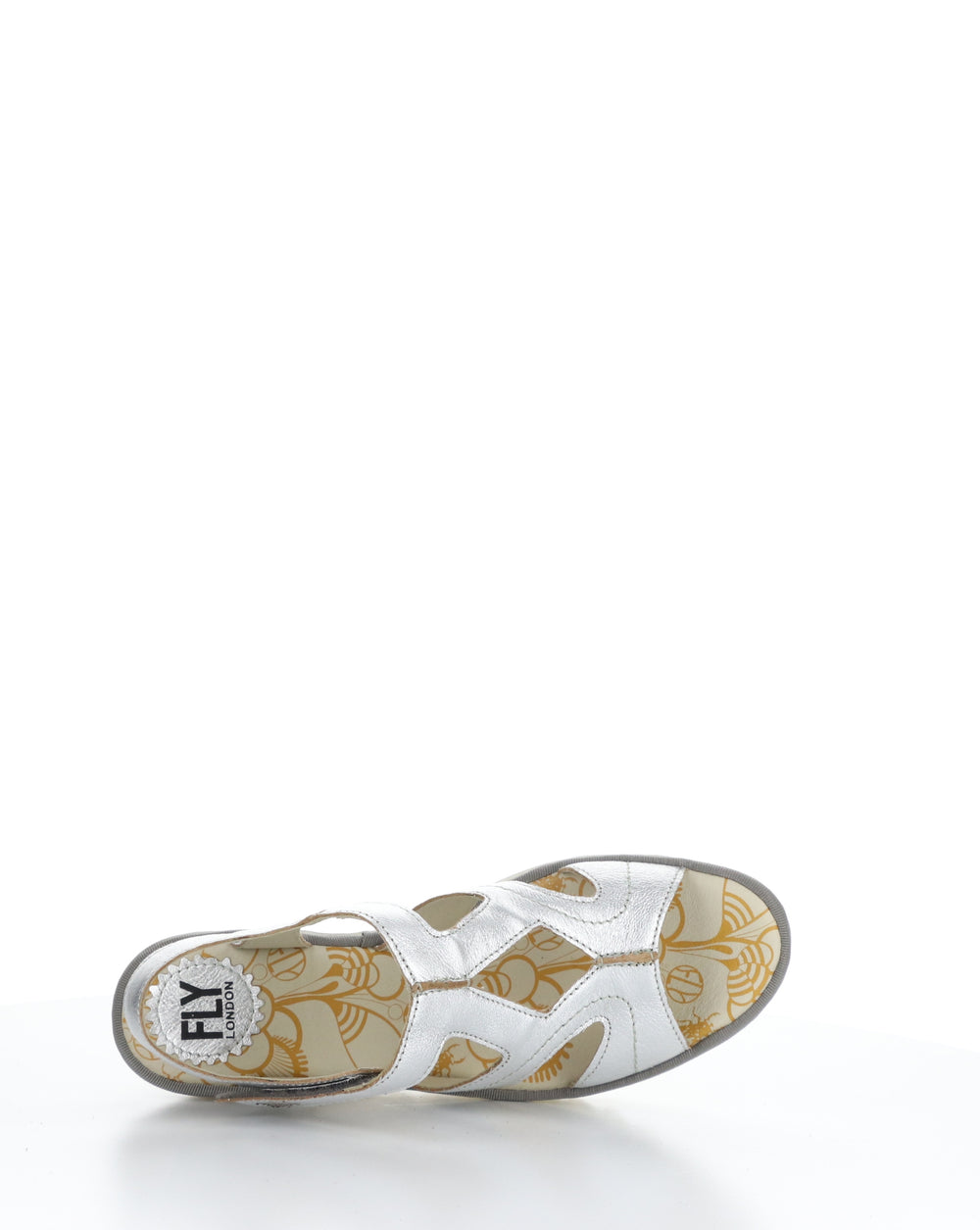 YOTU472FLY Silver Velcro Sandals