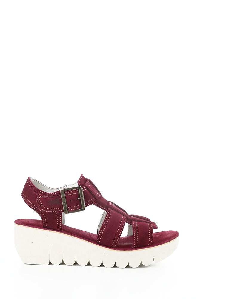YUDD236FLY 009 BERRY SUEDE