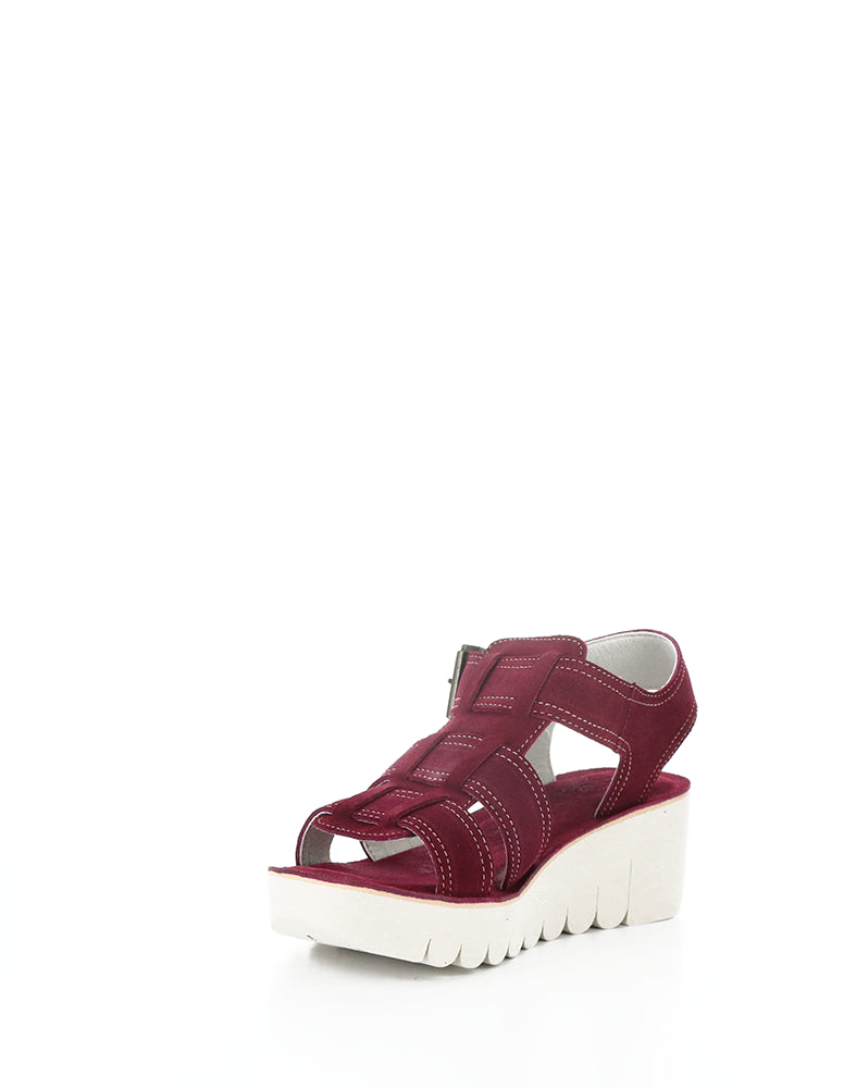 YUDD236FLY 009 BERRY SUEDE