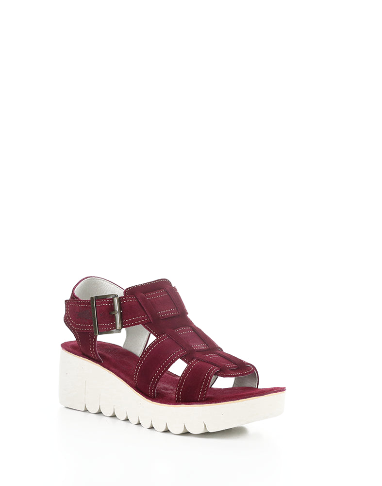 YUDD236FLY 009 BERRY SUEDE