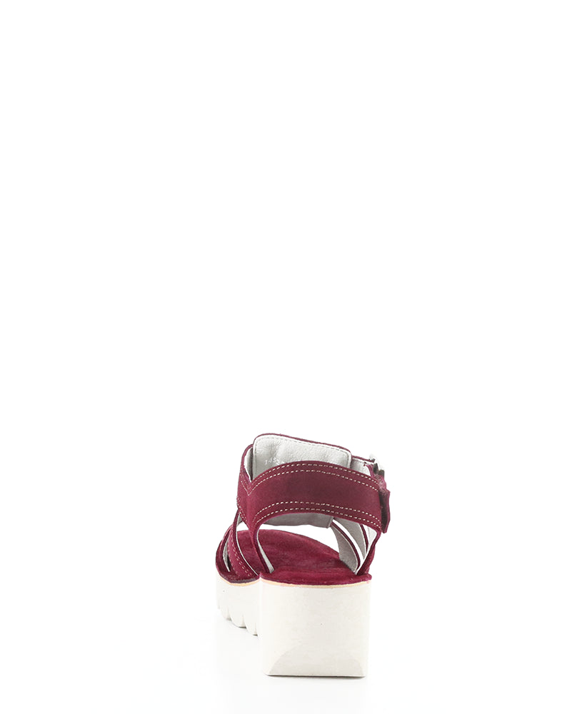 YUDD236FLY 009 BERRY SUEDE