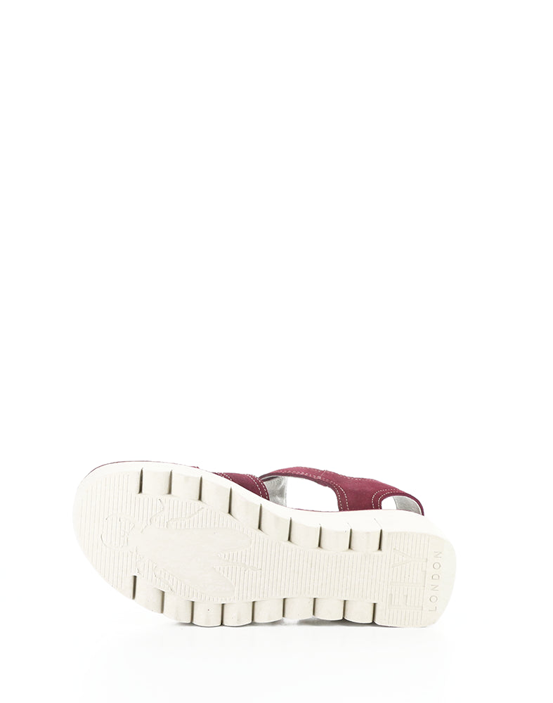YUDD236FLY 009 BERRY SUEDE