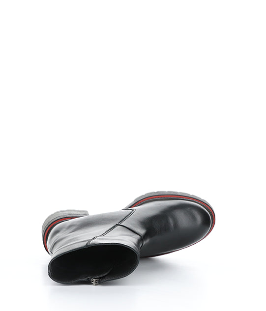 Zap Black Feel Leather