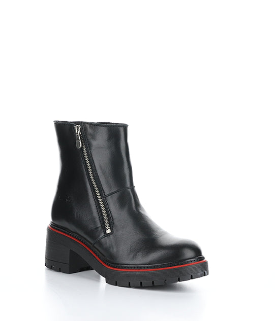 Zap Black Feel Leather