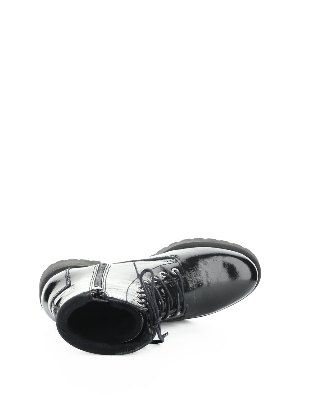 AMIRA BLACK PATENT/SUEDE