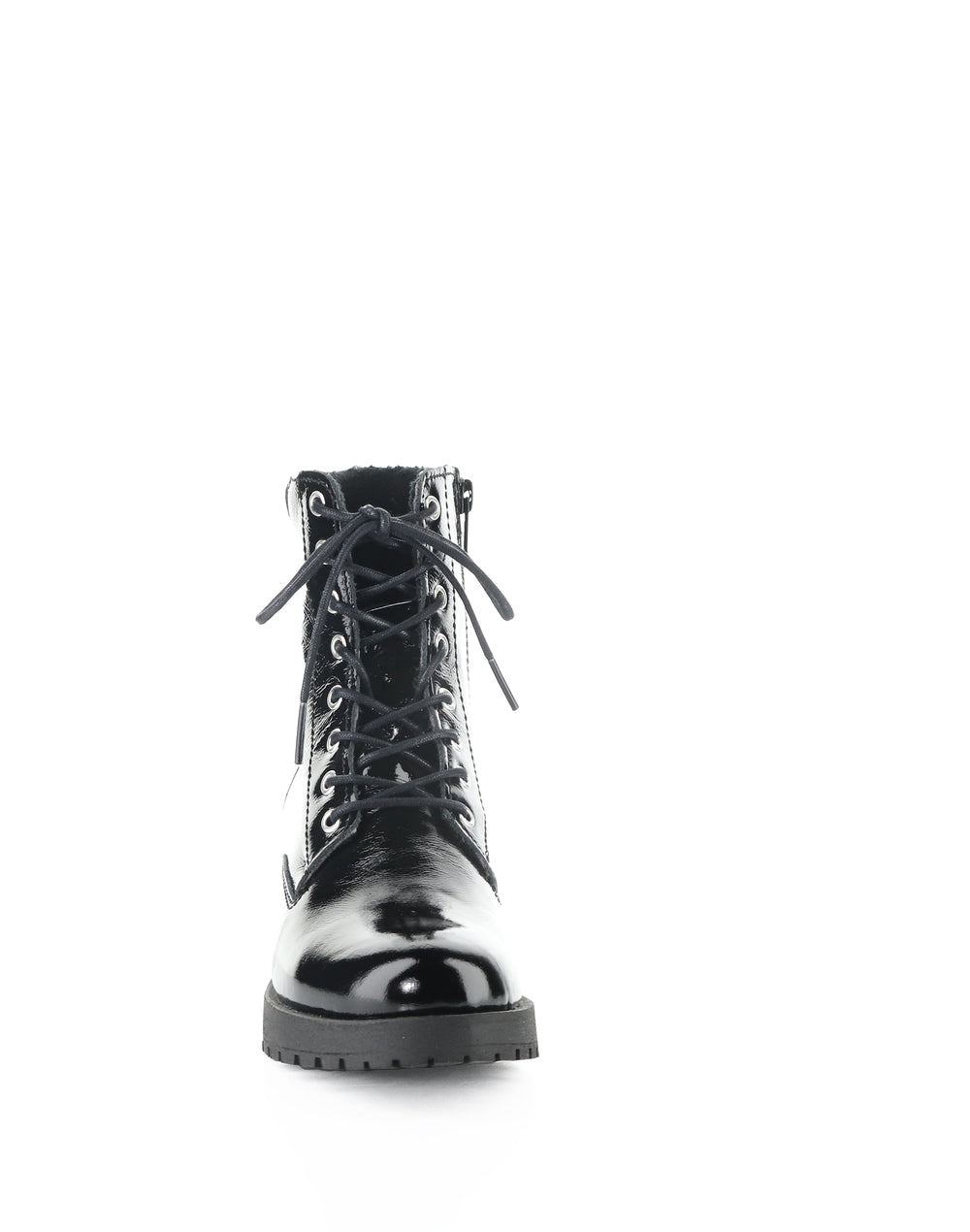 AMIRA BLACK PATENT/SUEDE