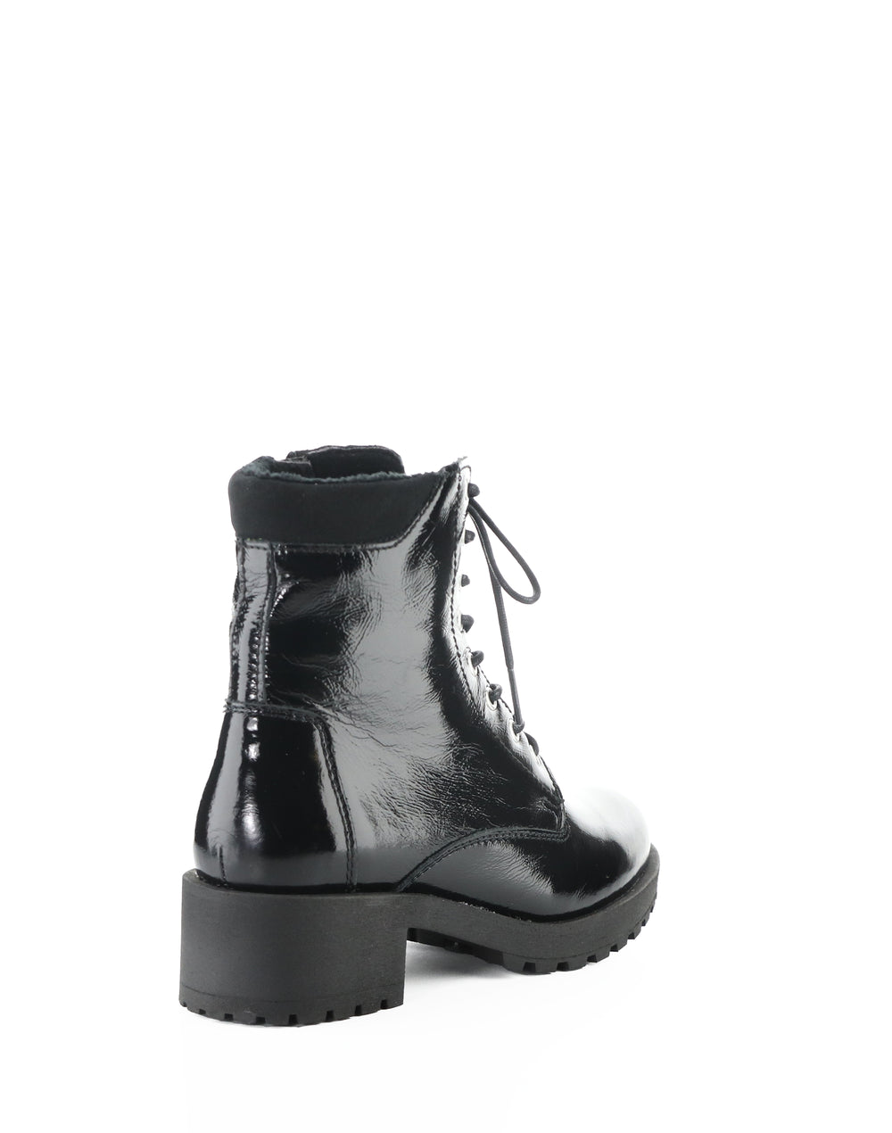 AMIRA BLACK PATENT/SUEDE